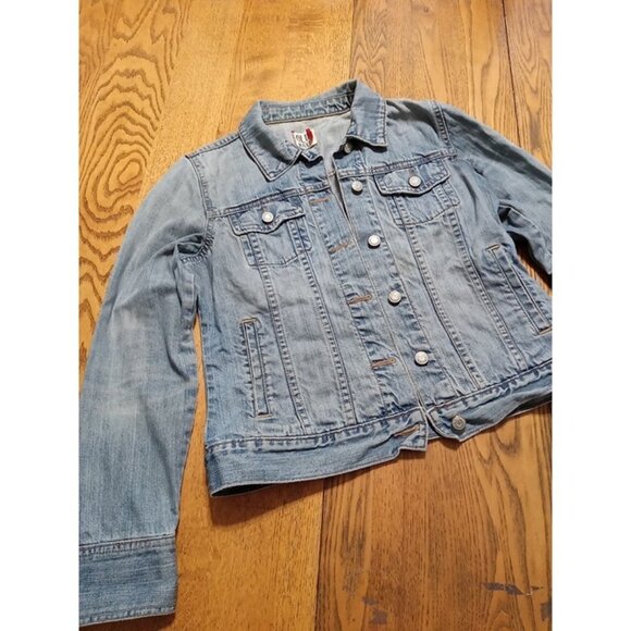 Old Navy Jackets & Blazers - OLD NAVY Denim Jacket Jeans Womens MEDIUM Denim BLUE Preowned Summer Spring